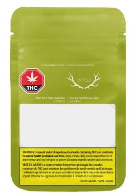 WYLD - Real Fruit Grapefruit 1:1:1 THC:CBG:CBC Soft Chews [2 x 4mg Sativa]