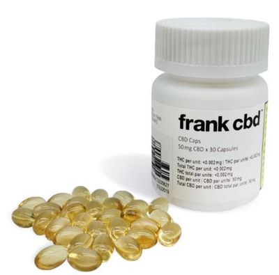 FRANK - CBD Capsules [50mg x 30 ]