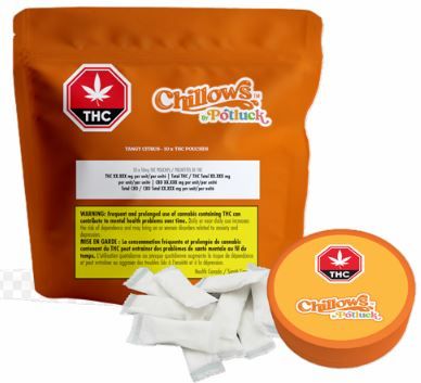 POTLUCK - Tangy Citrus Chillows Pouches [10 X 0.7g Hybrid]