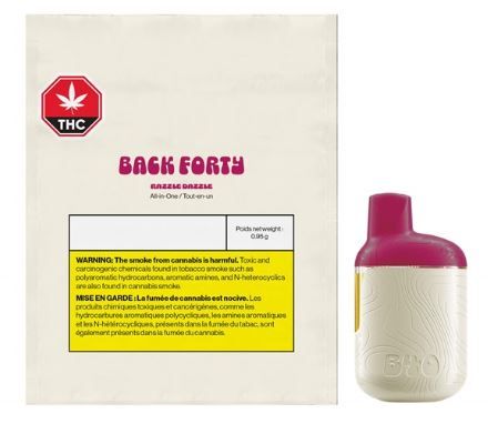 BACK FORTY - Razzle Dazzle Disposable Pen [0.95g Indica]