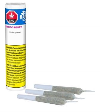 SAN RAF &#39;71 - Moon Berry 1:1 THC CBD [ 3 x 0.5g Hybrid]