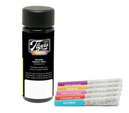 CLAYBOURNE - Flavour Pack Liquid Diamond Infused Pre-Rolls [5 x 0.5g Hybrid]