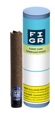 FIGR- Kandy Cake Glass Tip Blunt [1 x 1g Indica]