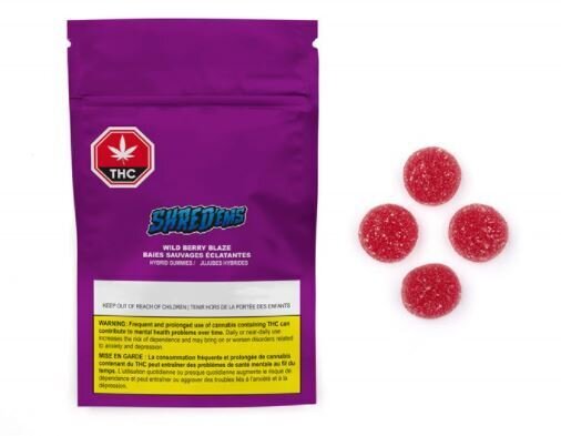 SHRED'EMS - Wild Berry Blaze Soft Chews [4x2.5g Hybrid]