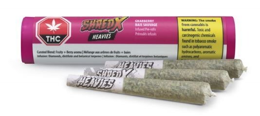SHRED X -  Gnarberry Heavies [3 x 0.5g Hybrid]