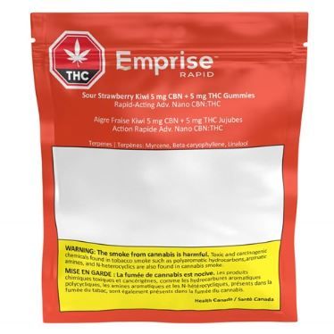 EMPRISE RAPID - Sour Strawberry Kiwi 5:5 CBN:THC [10mg Indica]