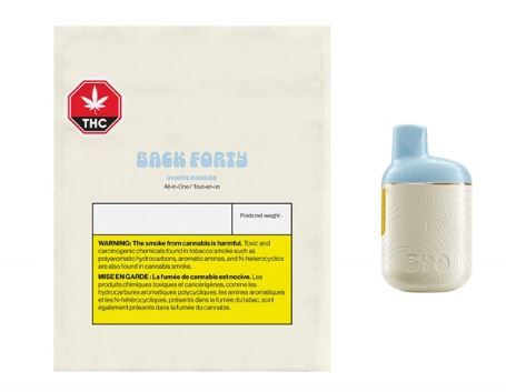 BACK FORTY - White Freeze Disposable Pen [0.95g Sativa]