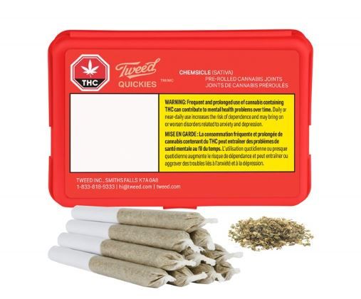 TWEED QUICKIES - Chemsicle [10x0.35g Sativa]