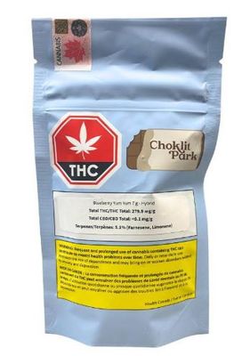 CHOKLIT PARK  - Blueberry Yum Yum  [7g Hybrid]