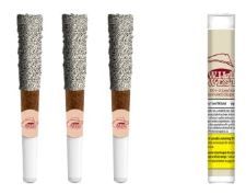 WILD WEST -  60+ Strawberry Stampede Diamonds Dipped Blunts  [3 x 0.5g Sativa]