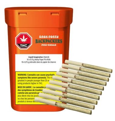 BACK FORTY - Backpackers Liquid Imagination [10 X 0.75 Hybrid]