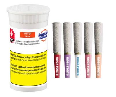 BACK FORTY -  Frosted Icicles Taster Pack Diamond Infused  [5 x 0.5g Other]