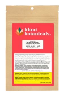 BLUNT BOTANICALS - Ginger Bliss Holiday CBD Bath Bomb [9g Hybrid]