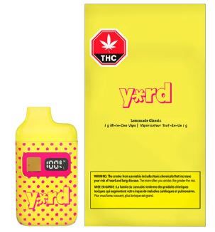 YARD - Lemonade Classic Vape Pen [1g Hybrid]