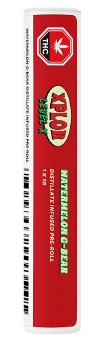 XPLOR LEVEL X -Watermelon G-Bear Infused Pre-Roll [1 x 1g Indica]