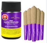 THE LOUD PLUG - Drippyz Purple Pom-G Liquid Diamonds &amp; Kief Infused Pre-Rolls  [5 x 0.5g Indica]