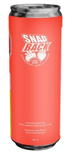 SNAP BACK - Rosin-Infused Strawberry Vanilla Cream [355mL Hybrid]