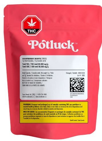 POTLUCK - Raspberry Runtz [7g Indica]