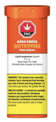 BACK FORTY - Daytrippers Galactic Jack [2 X 1g Sativa]