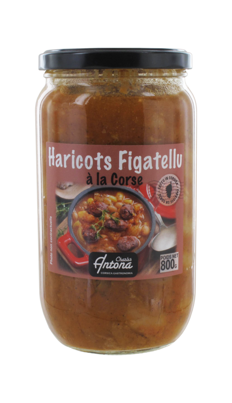 Haricots au Figatelli 800g