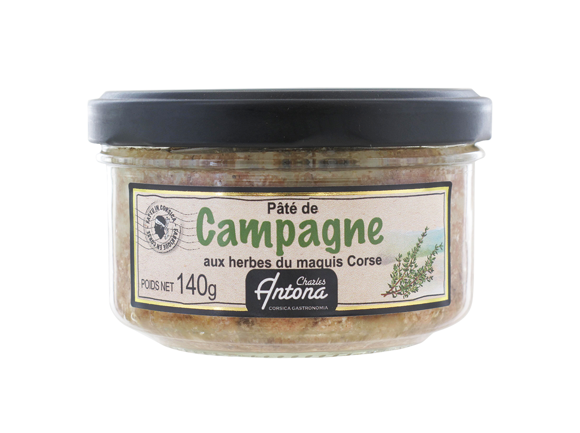 Pâté de Campagne aux herbes de Maquis 140g