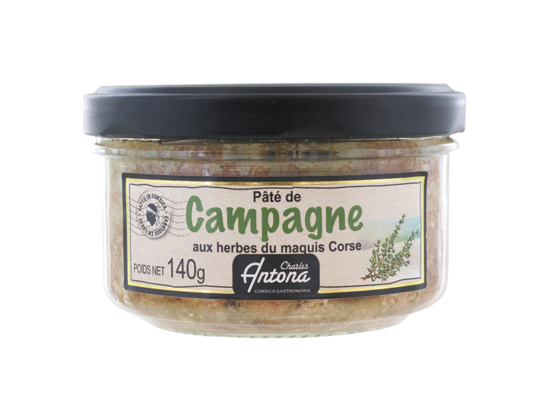 Pâté de Campagne aux herbes de Maquis 140g