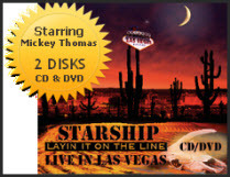 Starship Layin' it on the Line Concert Live in Las Vegas (CD and DVD Combo)