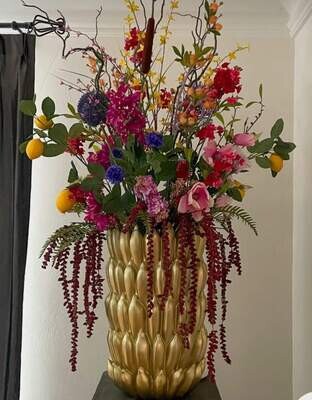 Zijden en kunst bloemen
