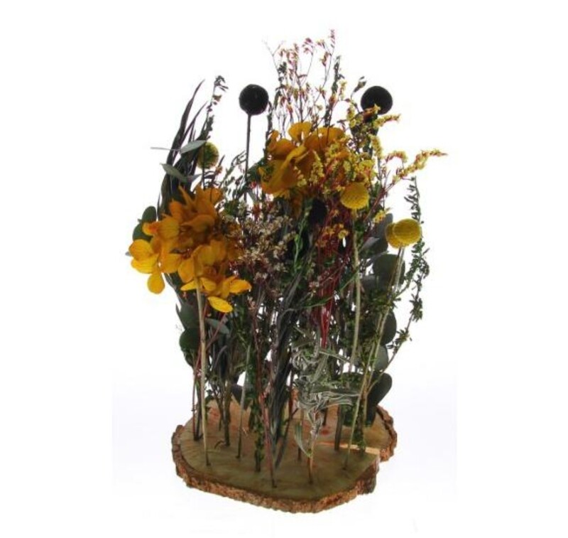 Droogbloemen schijf