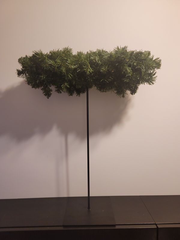 Kerst frame ijzeren voet exclusief guirlande