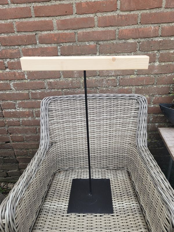 (Kerst)frame ijzeren voet exclusief guirlande