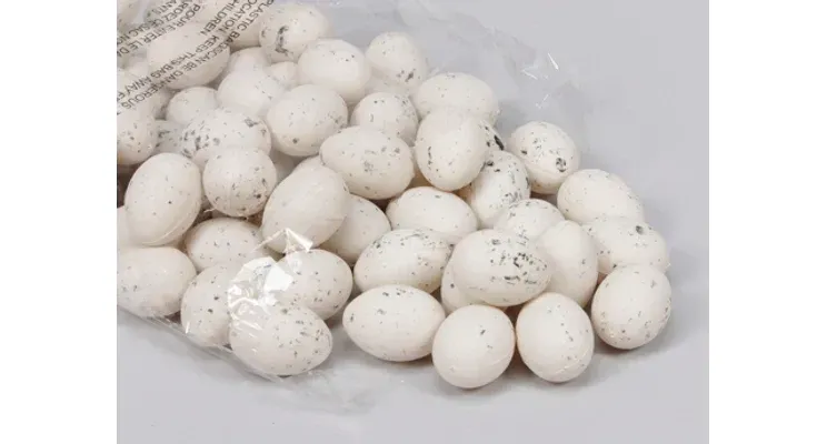 plastic ei 4 cm 72 stuks