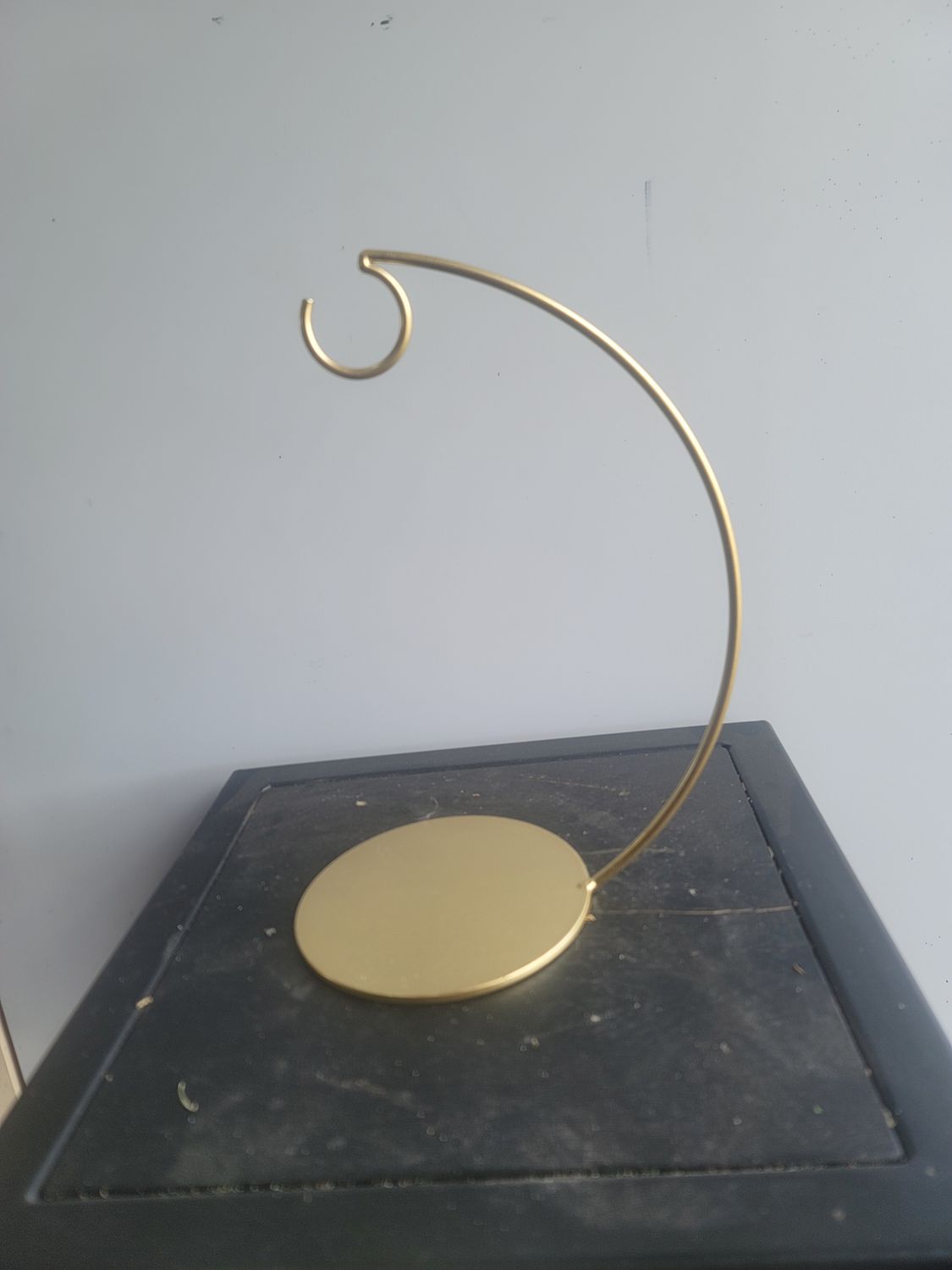 Gouden ondergrond voor hanger