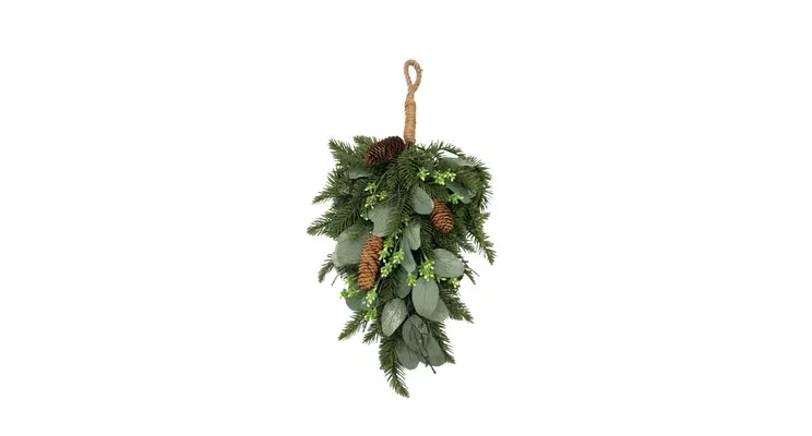 Hanger Green Leaves 55x24x9cm Green