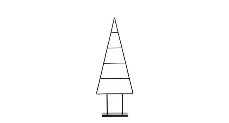 Decoratie boom zwart - l34xb12xh90cm
