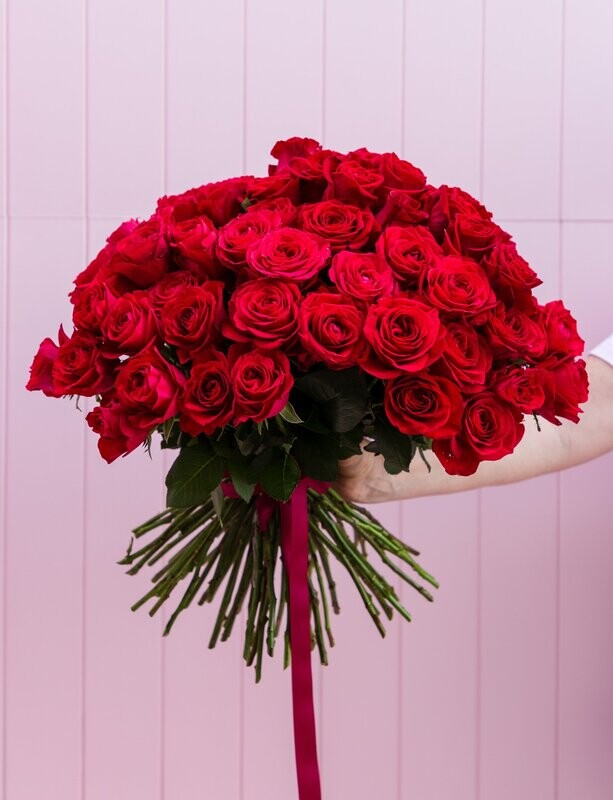 VDAY WOW!  60 Red Roses