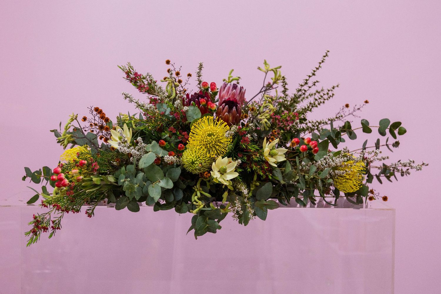 Casket Flowers - Australian Natives, Select size:: Premium