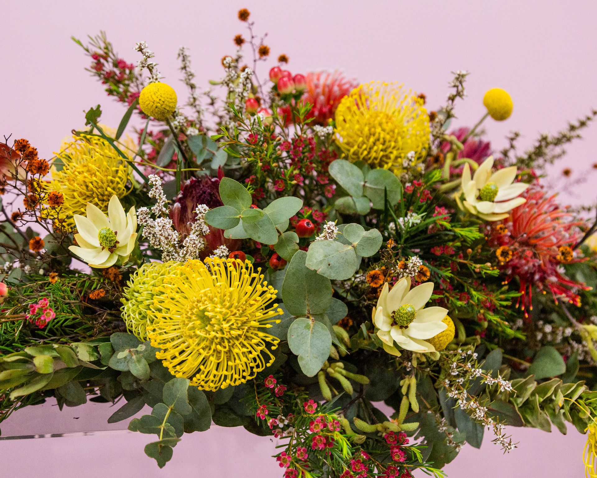 Casket Flowers - Australian Natives