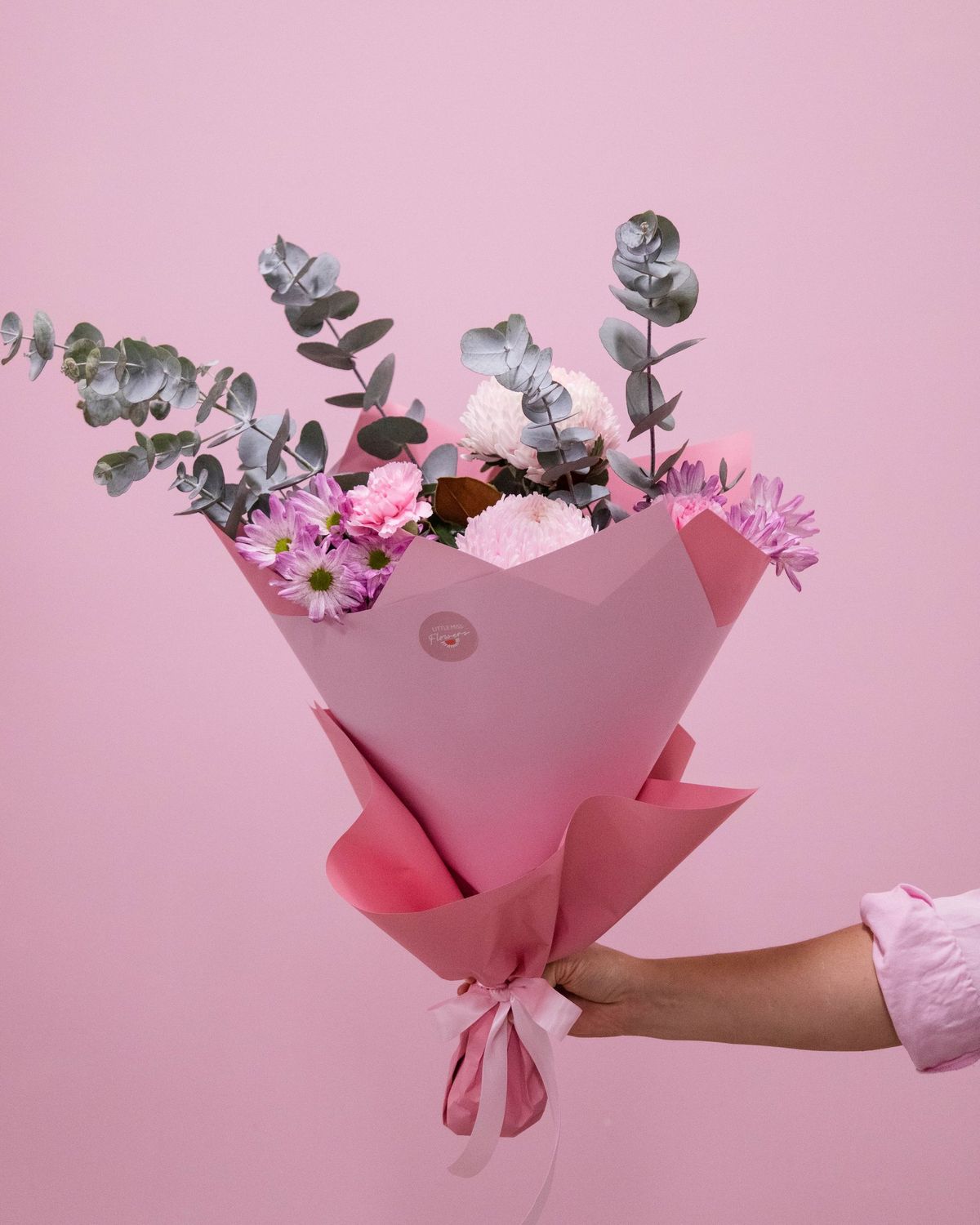 Pink  + Pretty Florist Design, Select size:: Standard