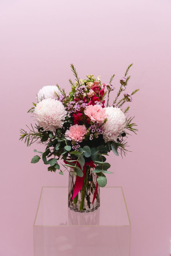 Pink Florists Choice Arrangement, Select size:: Pretty