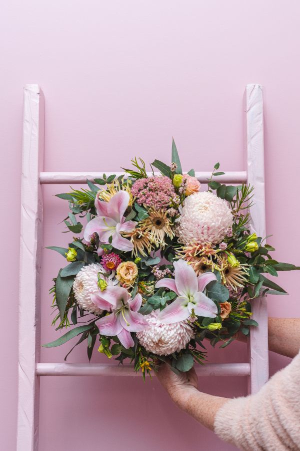 Wreath - Soft  Pink Tones