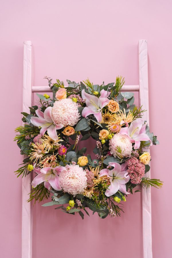 Wreath - Soft  Pink Tones