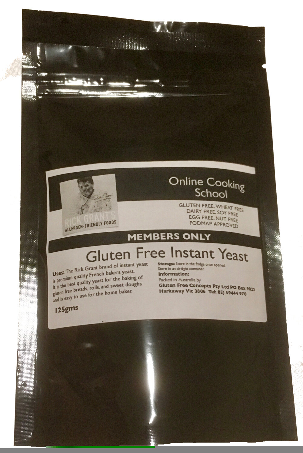 Gluten Free French Yeast
French Bakers Yeast. The best quality bakers yeast ideal for your Naan Bread, Pizza Base and OMG Bread Mix.