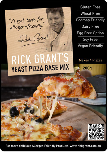 Pizza Base Mix - unlike any other pizza base out there. Don’t forget to order your French Yeast.