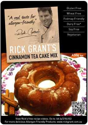 Cinnamon Tea Cake Mix Delicious for afternoon tea or any time! And it’s easy to bake.