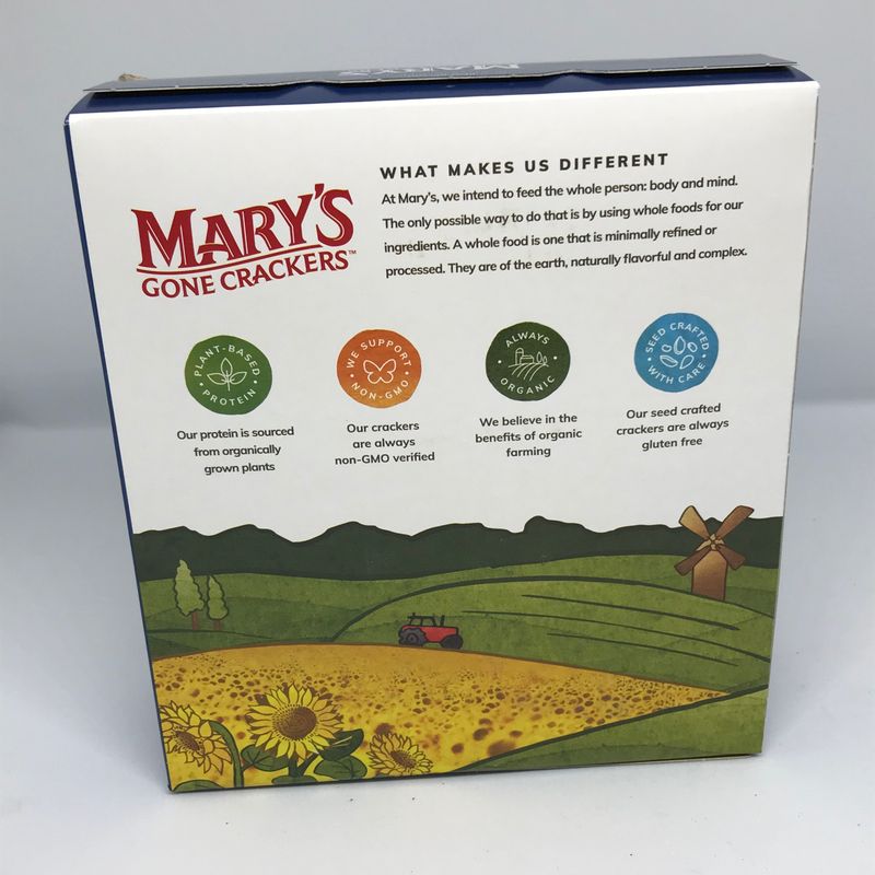 Mary&#39;s Gone Crackers Super Seed Crackers. Ideal for topping with your favourite cheeses, Avocado, Tomato or use as a dipper.