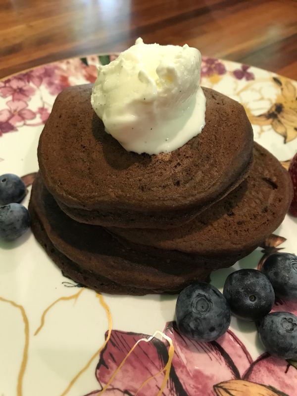 Chocolate Pikelet Mix. Deliciously fluffy chocolate Pikelets that everyone will love!