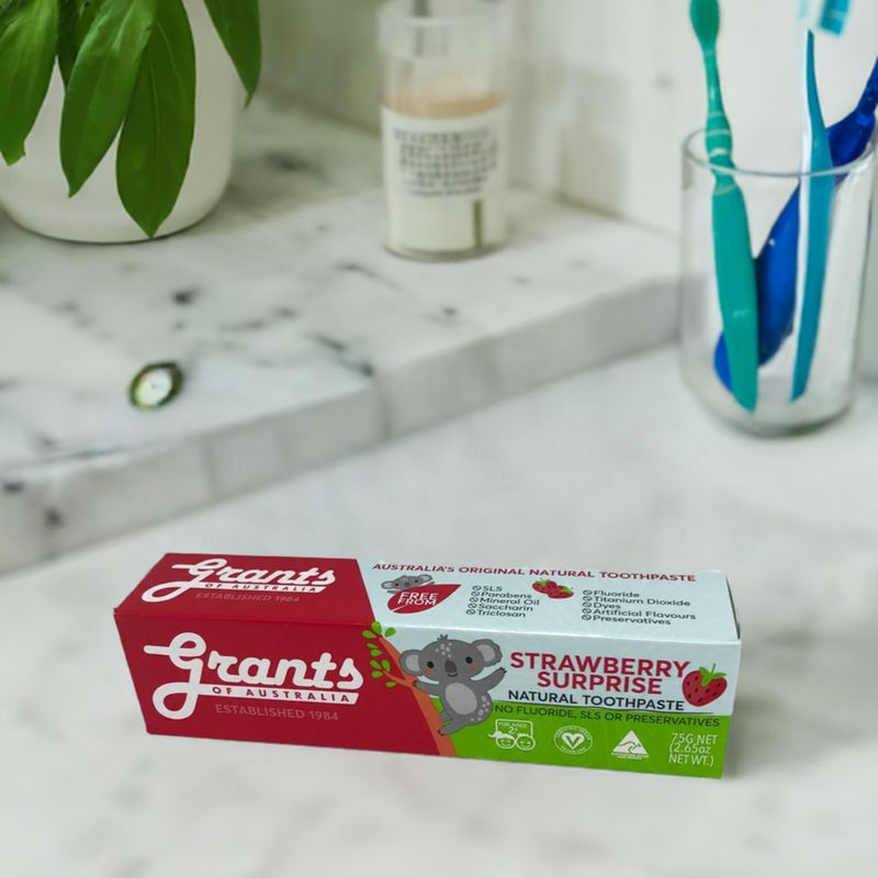Grants of Australia Strawberry Surprise Toothpaste for Kids