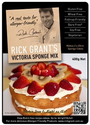 Gluten Free Victoria Sponge Mix - Easy to make, delicious for Birthdays... or any time!