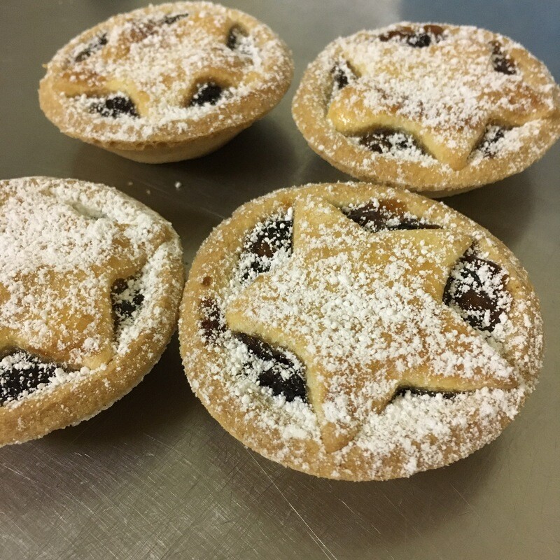 NOW AVAILABLE - CHRISTMAS IN JULY! Christmas Fruit Mince Tarts - 3 per pack. Delicious Gluten Free, Dairy Free Mince Tarts. The must-have festive treat!